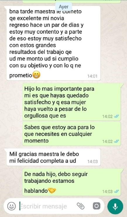 Testimonio de Servicio consultorio amarres de amor para parejas , Nancy Vidal (9)